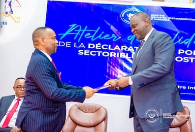 PT-Numérique : Augustin Kibassa Maliba clôture l&rsquo;atelier de validation de la Déclaration de Politique Sectorielle Postale
